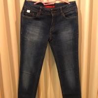 ราคา กางเกงยีนส์ขายาว ยี่ห้อ Mclady สีเข้ม (642417131)