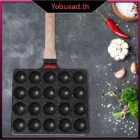 ราคา [Yobusad.th] กระทะทาโกะยากิแบบไม่ติด 20 หลุมย่างทําอาหารถาดอบลูกบอลปลาหมึกยักษ์ (57100015026)