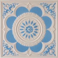 ราคา ฝ้าทีบาร์ ฝ้าแขวน ยิปซั่ม 60x60 cm หนา 9 mm (ลายนำโชค นำทอง-ฟ้า) (20965035878)