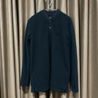 ราคา CPS CHAPS MEN เสื้อโปโล คอจีน แขนยาว สีดำ ไซส์ s (อก 34“) มือสอง สภาพ 50% (16096683338)