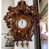 ราคา สิ่งของ สั่งนาฬิกาแขวนแกะสลักไม้สัก (21593218643)