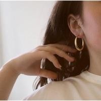 ราคา Zara small hoop earrings (802547334)