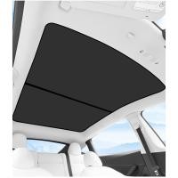 ราคา ม่านกันความร้อนกันแดดบังแดดบนหลังคารถบังแดดหน้าต่างด้านข้างหลังคารถบังแสงด้านหน้าเหมาะสำหรับ Tesla Model y/ 3 (22935398862)