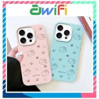 ราคา เคส Iphone TPU ลายหนังนุ่ม kitty heart 6/6splus/7/8/plus/x/xs/11/12/13/14/15/16/pro/max/plus/promax - Awifi G4-4 (43655014541)