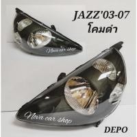 ราคา ไฟหน้า​ HONDA​ JAZZ​ GD​ แจ๊ส​ ปี​ 2003 ​- 2007 โคมดำ​ DEPO (16306497633)