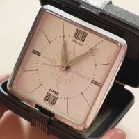 ราคา นาฬิกาปลุก ไขลาน Vintage Seiko Asian Games 1966 มือสองสภาพสวย เดินดี เวลาดี ปลุกเสียงดัง (27181143795)