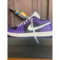 ราคา nike air jordan 1 low purple court 11us/45cm มือสอง ของเเท้ (18842117428)