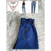 ราคา {เอว27-28} GUESS MOM JEANS แท้%มือ2 (19890870581)