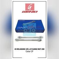 ราคา แกนดุมล้อด้านหลัง Genio Chrome สีดําจักรยานเด็ก BMX Mini พับ Fixie MTB Jengki | คุณภาพสูง (43614660405)