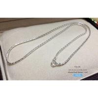 ราคา สร้อยคอเงินแท้92.5% ลายอิตาลีตัดลาย (งานอิตาลี) : P0270 (26330580759)