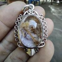 ราคา จี้แก้วโป่งข่ามแก้วเข้าแก้วเข้าเป๊ก คฑาทอง(มังคละจุฬามณี) ตัวเรือนเงินแท้ (27416872486)