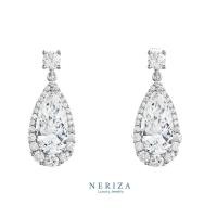 ราคา Neriza Jewelry/ ต่างหูเพชรระย้าหยดน้ำเพชรสังเคราะห์ จัดส่งพร้อมกล่อง มีใบรับประกัน NE129 (3032644499)