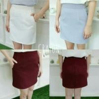 ราคา กระโปรงสีแดงเลือดหมู (7552018)