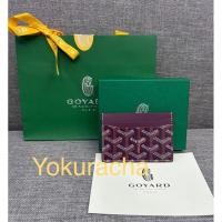 ราคา New Goyard Saint-Sulpice Card Wallet สีburgundy (1652963568)