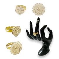 ราคา MAWAR แหวนดอกไม้มุกดอกบัวเกาหลี แหวนมุกดอกบัวกุหลาบ แหวนเปิด (42520808802)