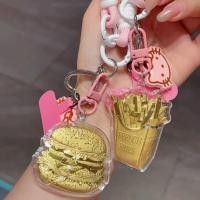 ราคา พิเศษขายร้อนคิตตี้ทอง999นมชาFrench Fries Burgerจี้กระเป๋าโทรศัพท์มือถือพวงกุญแจของขวัญสําหรับแฟนยอดนิยมKitty Gold 999นมชาT PotatoDJ (43561471056)