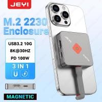 ราคา Jeyi M.2 2230 SSD สําหรับโทรศัพท์มือถือ, แล็ปท็อป, พีซี, การแชร์หน้าจอ HD 8K/4K, ชาร์จ USB 10Gbps, 100W PD (26516115766)