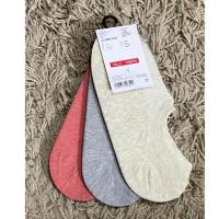ราคา ซื้อมาผิด ส่งต่อถุงเท้าแบบซ่อน UNIQLO (Pack3) ยาว 23-25 cm มีกันลื่น มี 3 สี ตามรูป (3444109022)