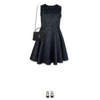 ราคา เดรสแขนกุดสีดำ (M~L) แบรนด์ญี่ปุ่นมือสอง (28520020506)