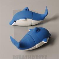 ราคา Blue Dolphin ซิลิโคน Creative แฟลชไดรฟ์กันน้ําและความชื้นแฟลชไดรฟ์ USB 2.0 1GB 2GB 4GB 8GB 16GB 32GB 64GB 128GB 2TB Mini USB ไดรฟ์ (27130871480)