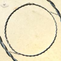 ราคา สร้อยคอโชคเกอร์เงินแท้ ชุบทองคำขาว เกลียว 2 เส้น สร้อยอิตาลี 16 นิ้ว YTG-9465 (7229166315)