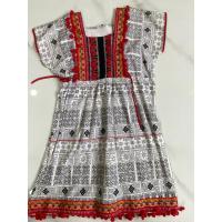 ราคา เสื้อชุดชาวเขาเด็กหญิง สีขาวแดง ผ้าพื้นเมืองผ้าฝ้าย (27674640755)