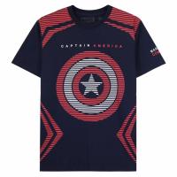 ราคา เสื้อยืดกัปตันอเมริกา อเวนเจอร์ส Captain America Avengers การ์ตูนลิขสิทธิ์แท้ รุ่น 0219-175 สีกรม Supercomics (4562291795)