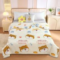 ราคา ผ้านวมใยไหม ขนาด 7ฟุต 200 *220 cm. ผ้านุ่มเด้ง หนา ลายน่ารักมาก (24451470810)