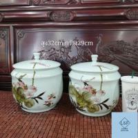 ราคา โถใส่ข้าวสารคู่ เซรามิคกังไส (3717103911)
