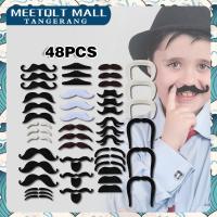 ราคา 48 ชิ้นหนวดหนวดหนวดหนวดปลอมสุภาพบุรุษ Charlie ปลอมหนวดของเล่น (41724899453)