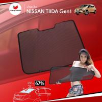 ราคา ม่านบังแดดหลังรถ Groovy Thailand ม่านหลัง NISSAN TIIDA Gen1 R-row (1 pcs) (5517567639)