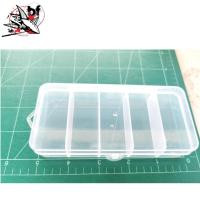 ราคา กล่องเหยื่อปลอม กล่องพลาสติก กล่องใส่เหยื่อปลอม กล่องเล็ก มี5ช่อง ขนาด 12.9*6*2.5cm. (29157836326)