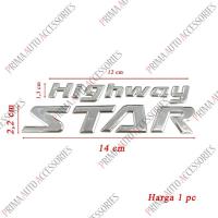 ราคา DE122 >> สัญลักษณ์ท้ายรถ HIGHWAY STAR HWS Livina HWS Serena Writing (26993080747)