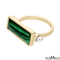 ราคา [กรัม2] แหวนโลหะผสมทองคุณภาพหรูหราเรียบง่าย (8228263126)