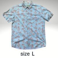 ราคา Alumnus เสื้อเชิ๊ตมือสอง เสื้อเชิ๊ตผ้าคอตตอนสีเขียวมินต์อ่อน ลายปลาทอง (22634921954)