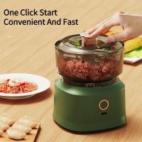 ราคา 350ml Multi-functional Electric Meat Grinder Wireless Cooking Machine Garlic Blender Baby Food Machine Kitchen Food Shre (22984647236)
