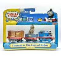ราคา Thomas and friends รถไฟโทมัส Take-n-Play The Lion of Sodor ของเล่นรถไฟโทมัส Die-Cast Metal Vehicles โทมัส Fisher-Price (10796627873)