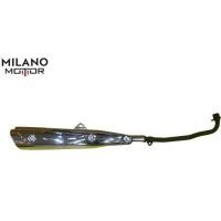 ราคา ท่อมอเตอร์ไซค์ ท่อเดิม ท่อ เวฟ125 Wave-125 เก่า ,Wave-125S ,Wave-125R,Wave-125i (2005) คอดำ motorcycle exhaust T6 (10399801782)