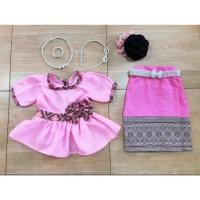 ราคา ชุดไทย ชุดไทยประยุกต์ ชุดไทยไปโรงเรียน ชุดทำบุญ ชุดไทยเด็ก (7745802712)