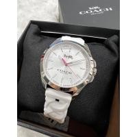 ราคา COACH 14503782 สายซิลิโคนสีขาว (21980899533)