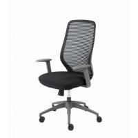 ราคา Modernform เก้าอี้ทำงาน รุ่น Series AX พนักพิงกลาง แขนปรับได้ ขาไนลอน เบาะผ้าดำ พนักพิงตาข่าย (27812108229)