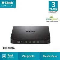 ราคา D-Link 24-Port Fast Ethernet 10/100 Desktop Network Unmanaged Network Switch In Plastic Casing DES-1024A (17494788092)