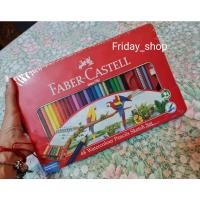 ราคา พร้อมส่ง สีไม้ระบายน้ำ Faber Castell สีไม้นกแก้ว สีไม้ กล่องเหล็ก สีไม้อย่างดี รุ่น 36,48สี (13581882925)