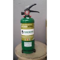 ราคา KSGLOVE ถังดับเพลิง Fire Man "สีเขียว" สารสะอาด BF2000 (ขนาด 2.2 ปอนด์) NON-CFC ไม่ทิ้งคราบสกปรก พกพาติดรถ ติดบ้าน (4519837899)