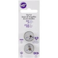 ราคา Wilton Buttercream Syringe Set Tip 5 และ 18 (2 ชิ้น) สแตนเลสดั้งเดิม (40120815399)