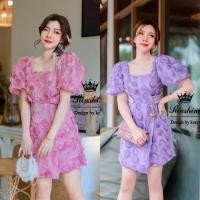 ราคา (m,xl,3xl,4xl) จั๊มสูทขาสั้น จั๊มกางเกงขาสั้น 3d สวยๆ งานป้าย lDy sunshine (18141364100)