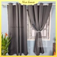 ราคา ผ้าม่านกันแสง กันUV ผ้าม่านหน้าต่าง ประตู ห่วงตาไก่ สำเร็จรูป (20838960698)