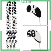ราคา [Amleso] ปลอกคลุมหัวไม้กอล์ฟ กันน้ํา กันรอยขีดข่วน 7 ชิ้น (24373510056)