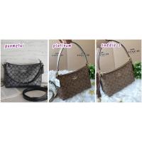 ราคา Coach แท้ ✔️ พร้อมส่ง กระเป๋าสะพายไหล่ | Coach Lewis Shoulder Bag in Signature Canvas (4416225014)