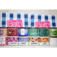 ราคา Set 4 Bath and Body Works เทียนหอม 3-wick Candle (2301571551)
